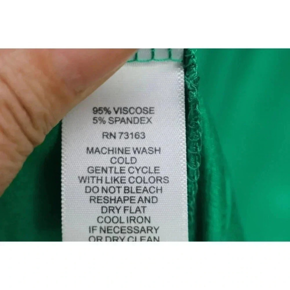 Spense Jade Green Shirt Dress-Size Medium-Viscose-New w/Tags-Very Soft - Picture 6 of 8